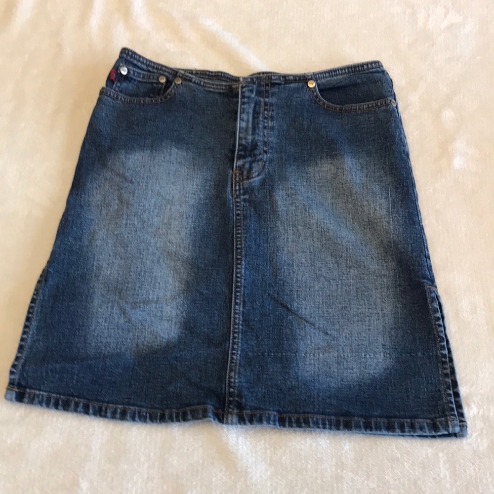 YMI lets UBU Blue Jean Skirt size 3